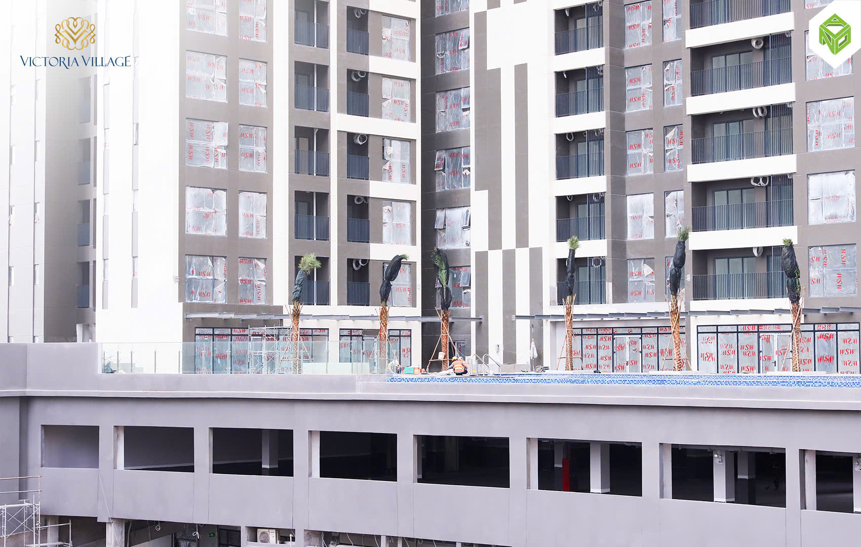 Khá»‘i Ä‘áº¿ vÃ  máº·t ngoÃ i thÃ¡p Victoria Village