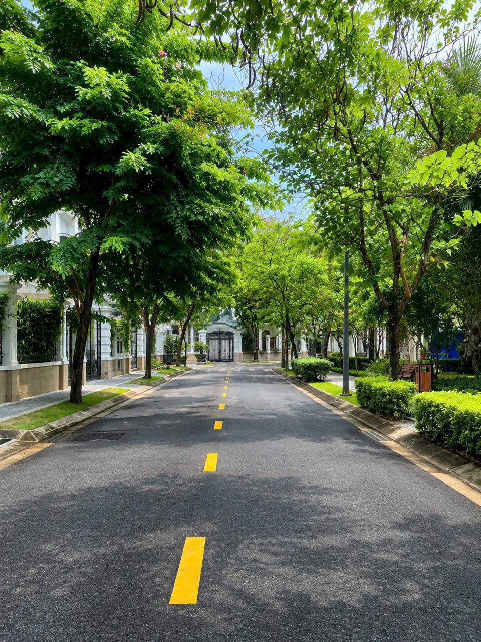 Đường nội khu song lập Victoria Village