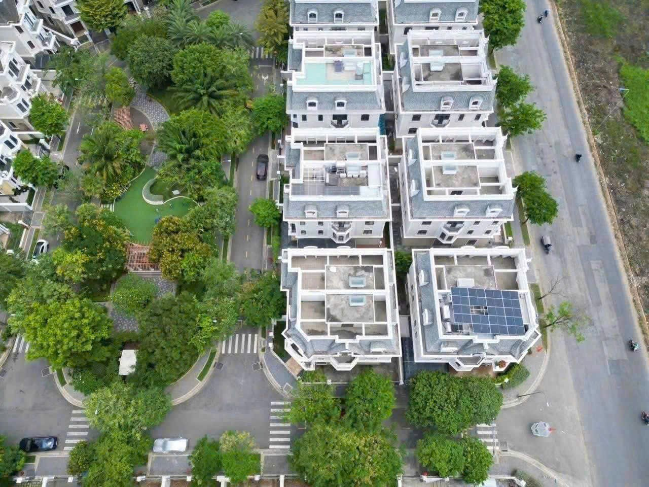 Góc nhìn tổng thể cụm thấp tầng Victoria Village